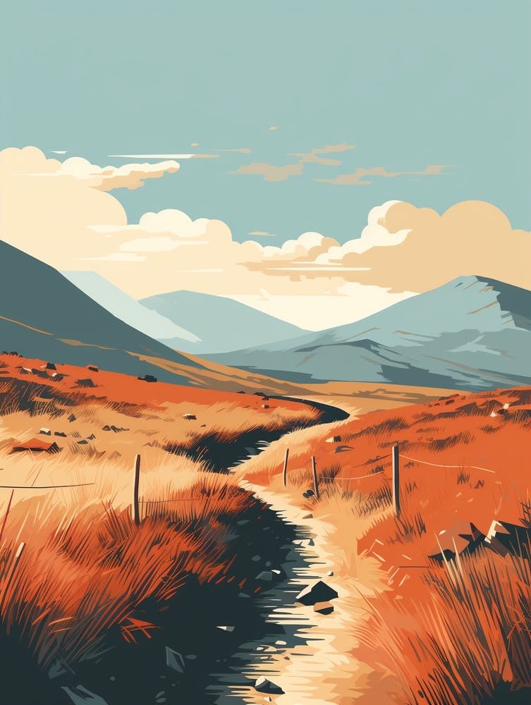 The Kerry Way Ireland 4 Hiking Trail Landscape