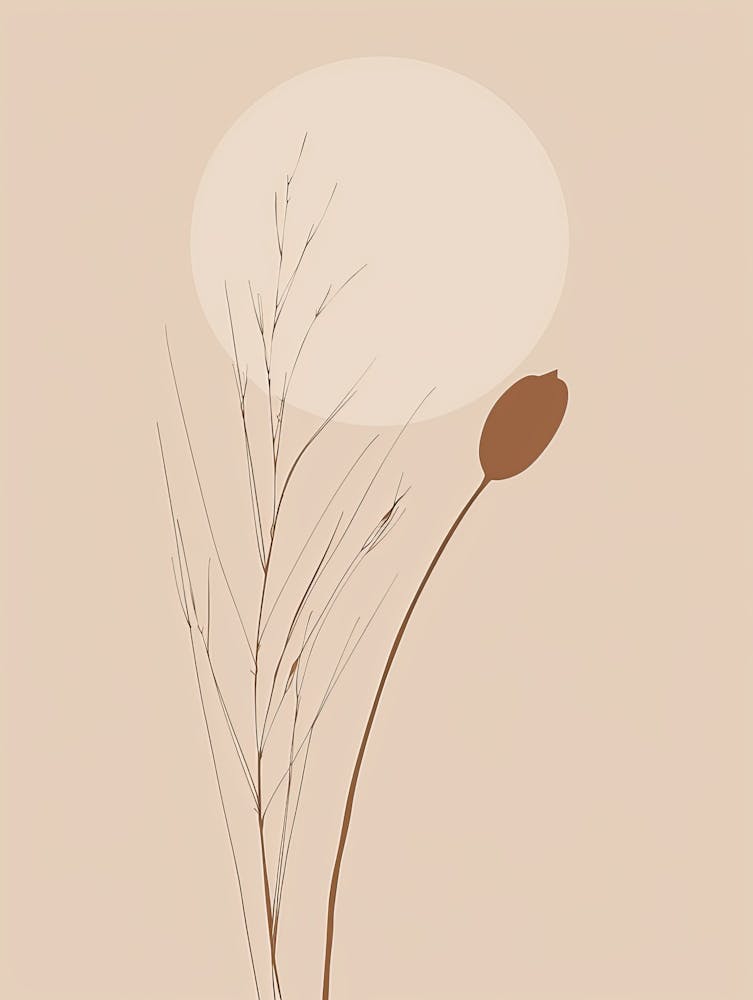 Ghent Botanical Garden Boho Line Art