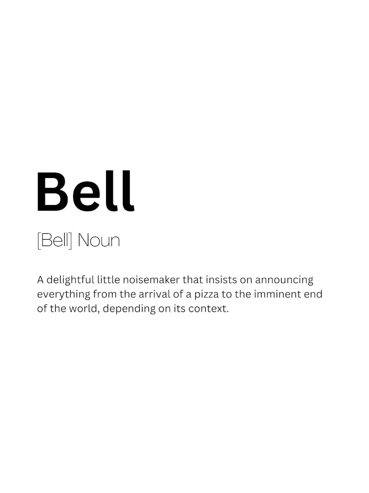 Bell Definition Meaning