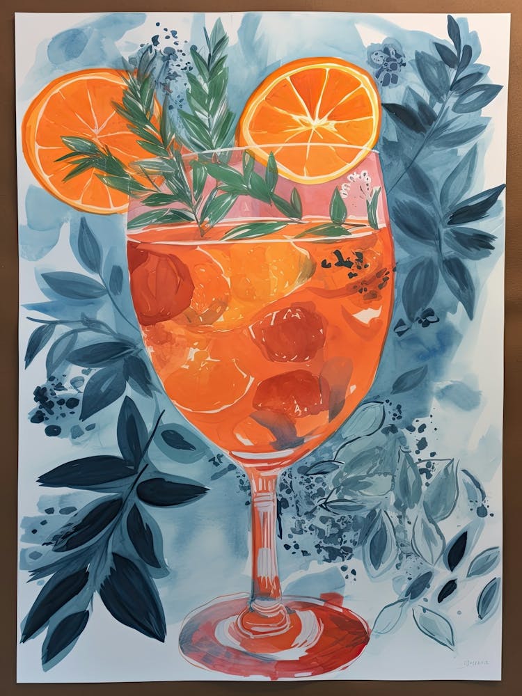 Aperol Spritz Fauvist Painting 1