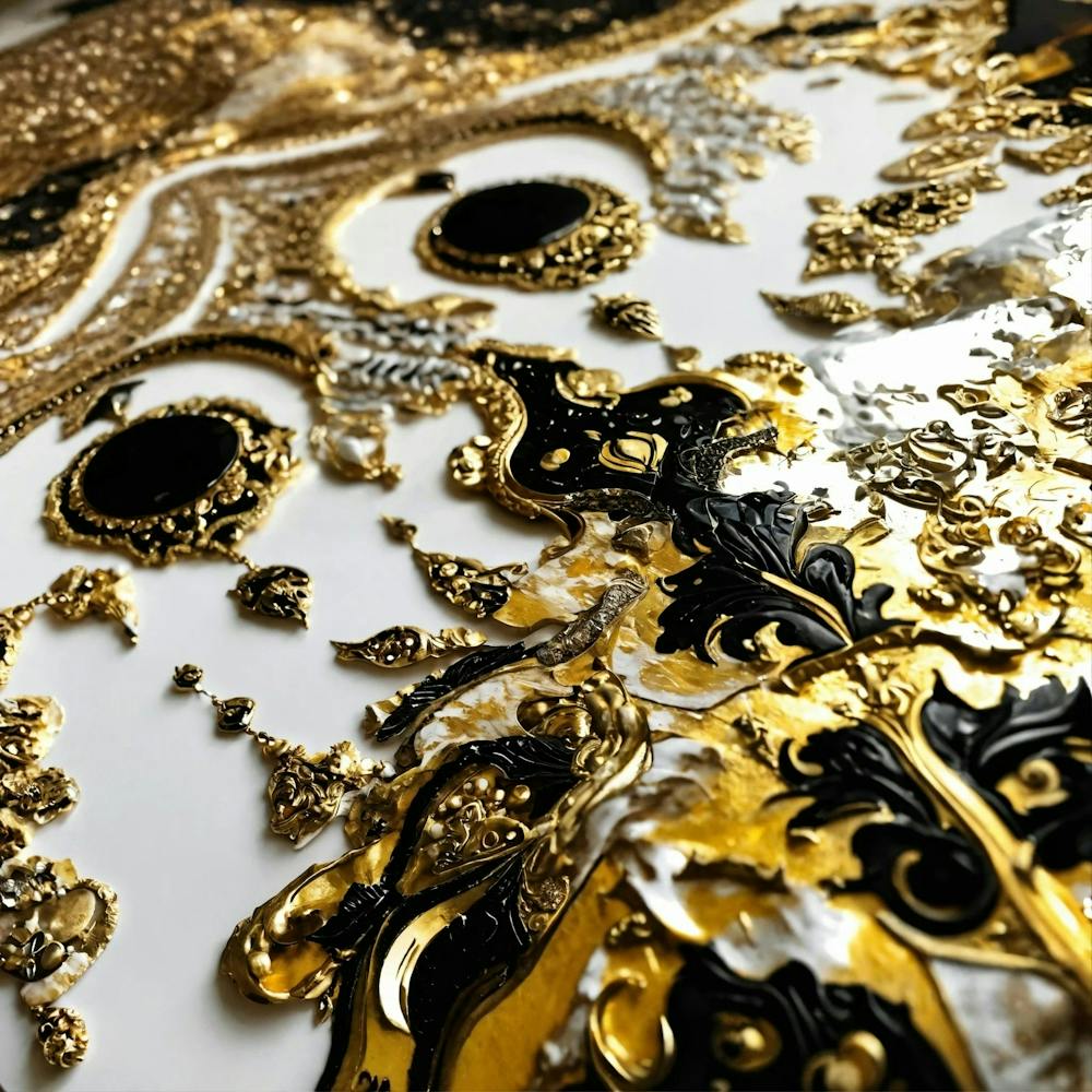 +Gold Colors Mixed With White And Black+This Is Al