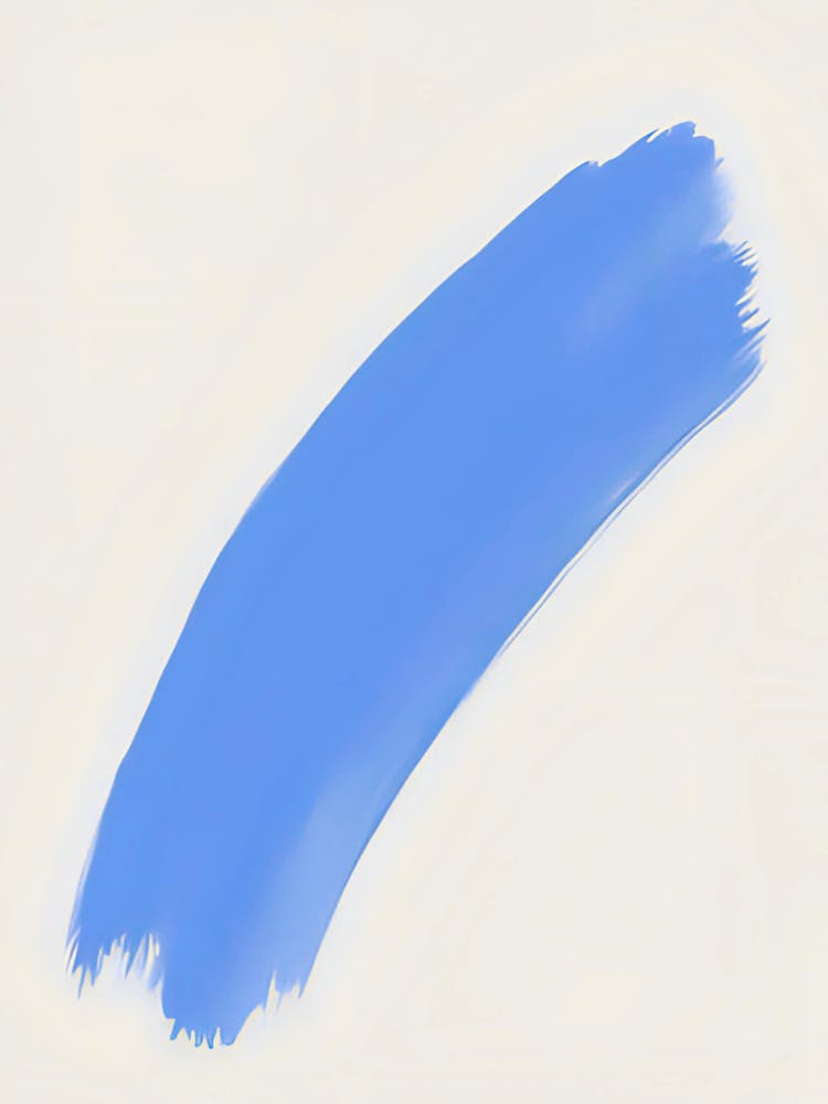 Blue Brushstroke