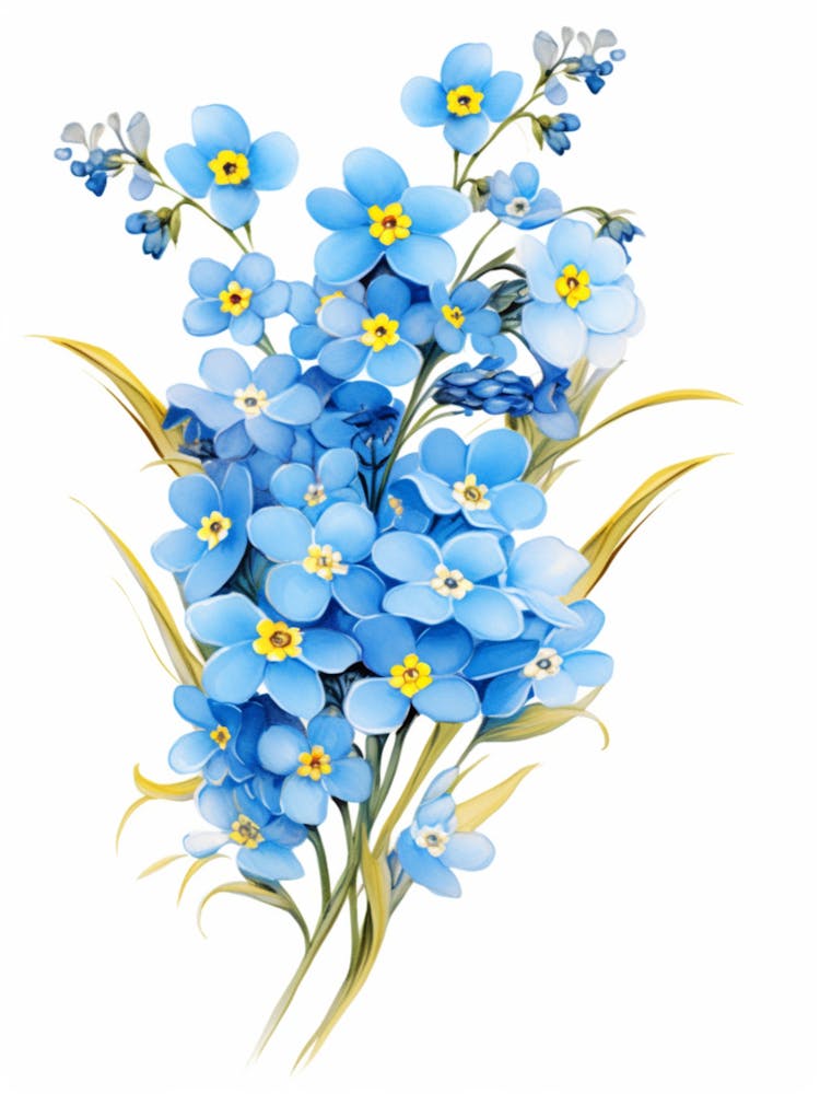 Forget Me Not Wildflower (2)