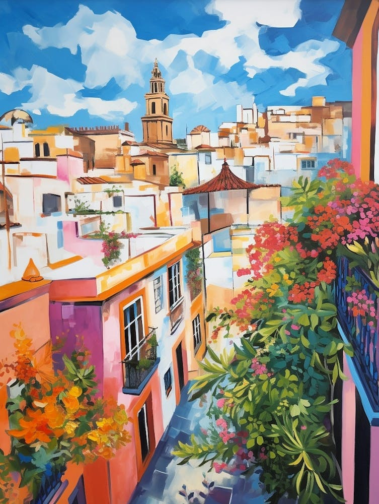 Seville Spain 3 Fauvist Painting
