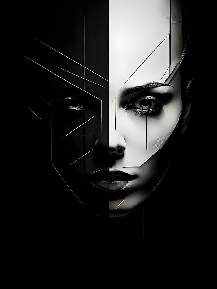 Portrait Of An Abstract Face