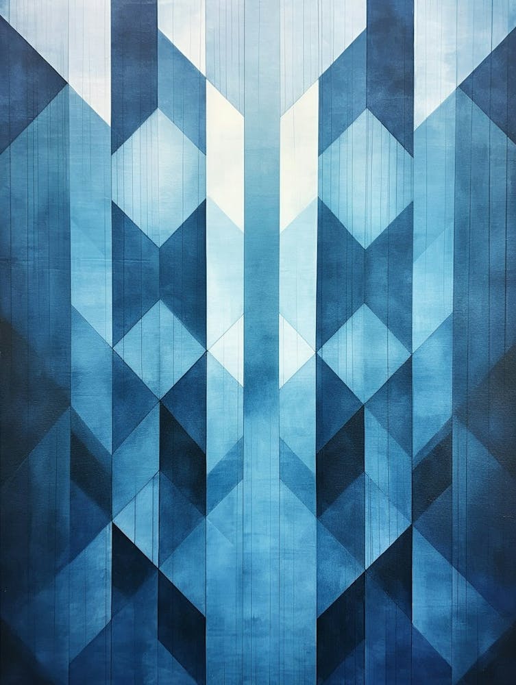 Water Geometric Abstract 5