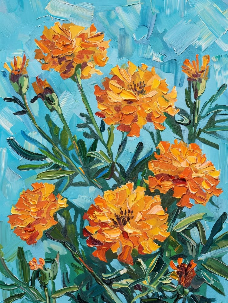 Orange Marigolds 1