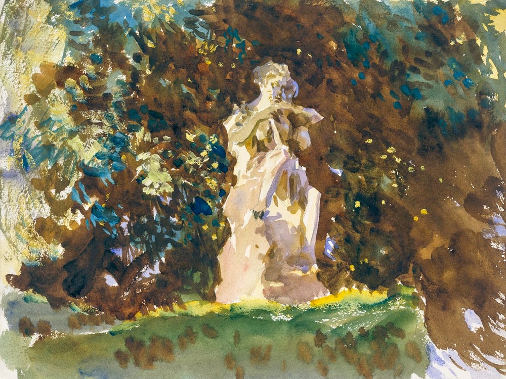 Boboli Garden, Florence, John Singer Sargent