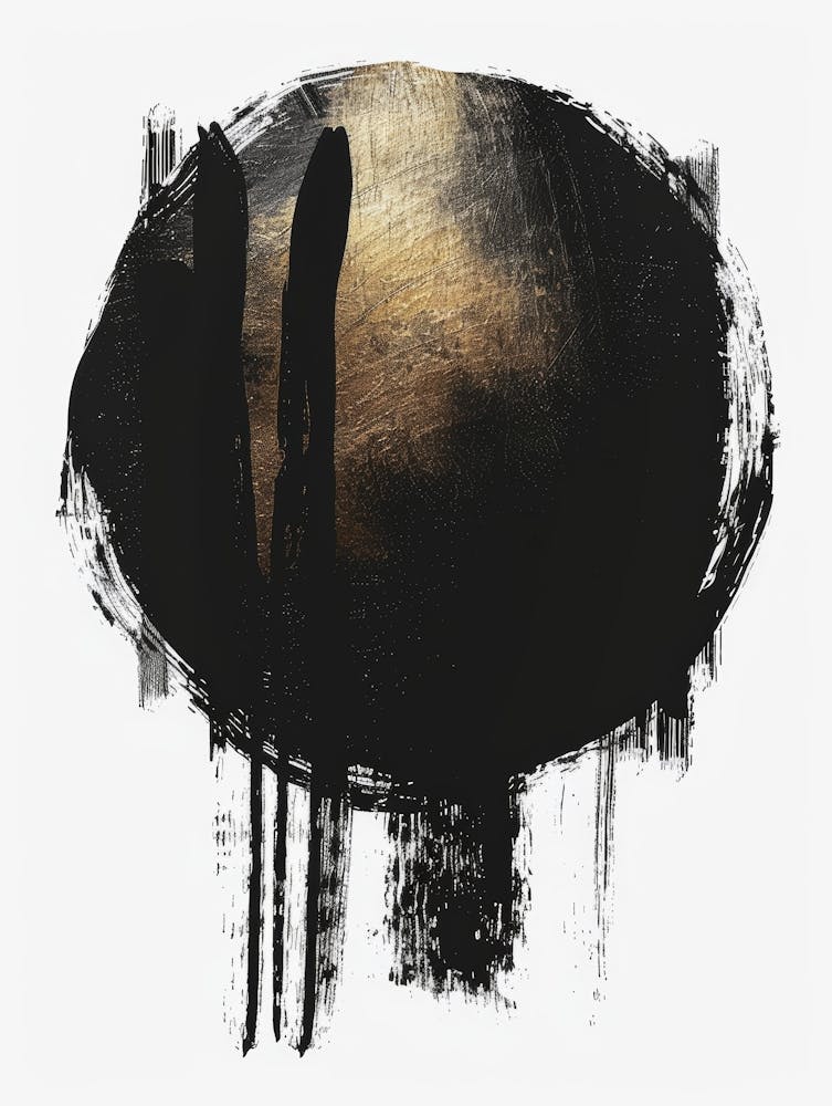 Black And White Painting 4