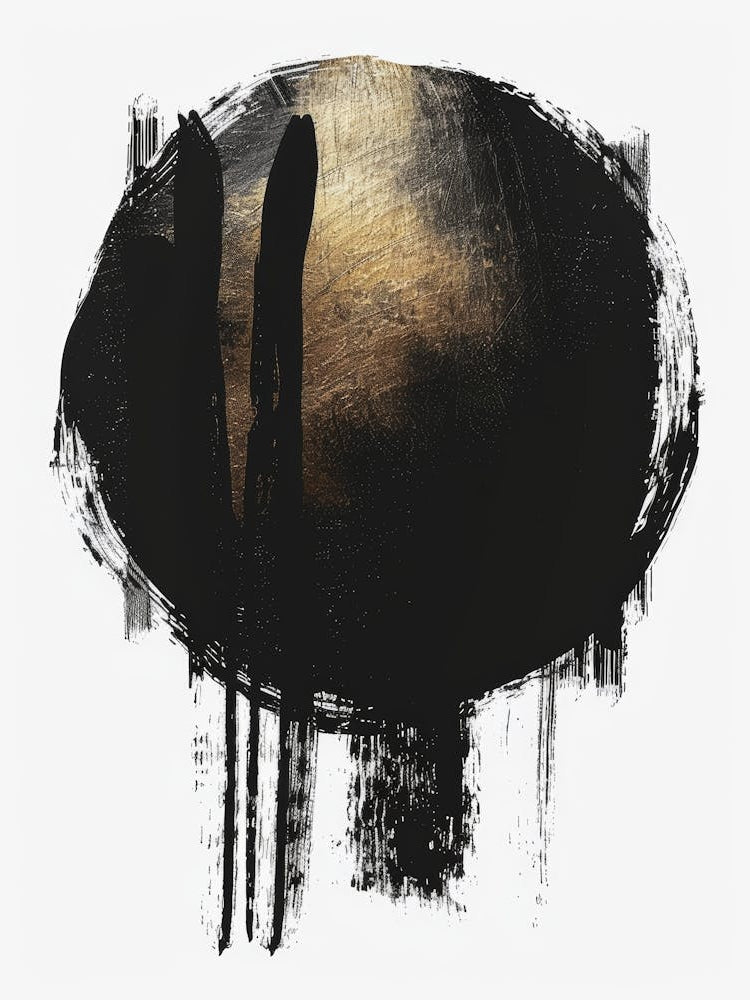 Black And White Painting 4