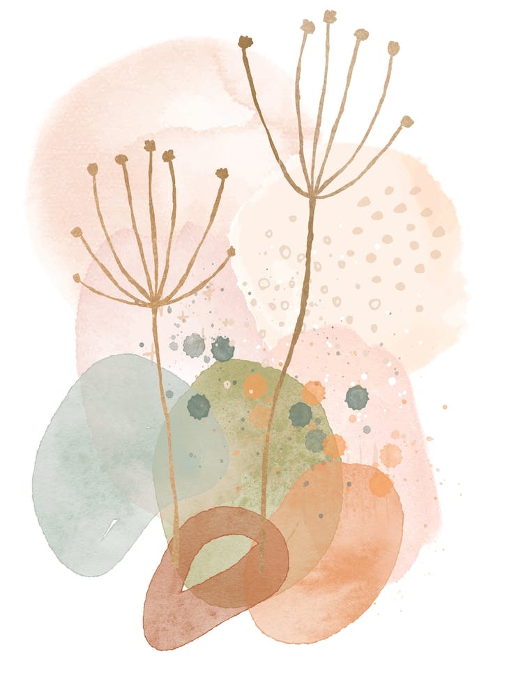 Abstract Floral Painting