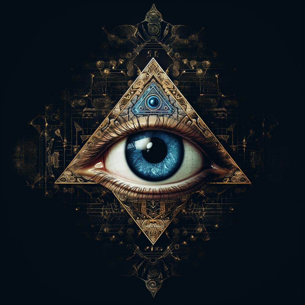 All Seeing Blue Eye