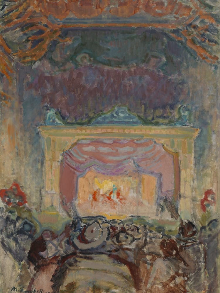 The Variety Theatre In Paris, 1912, By Magnus Enckell