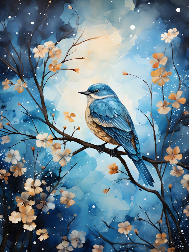 Solitary Beauty The Elegant Bird