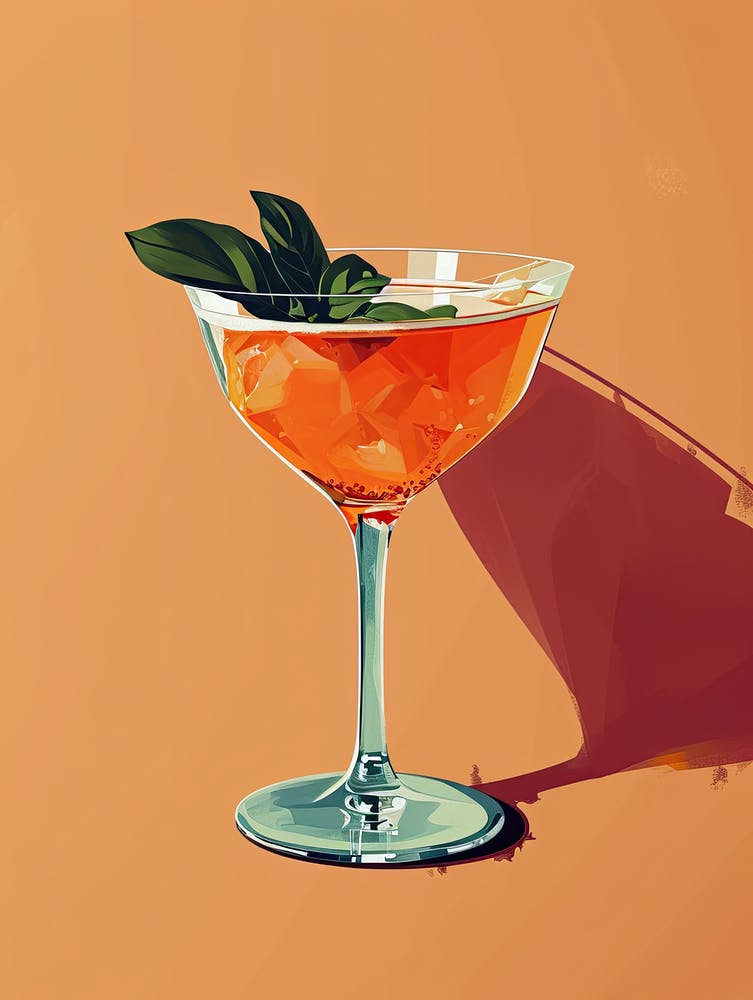Cocktail, Retro Remix: Vibrant Mid-Century Vibes