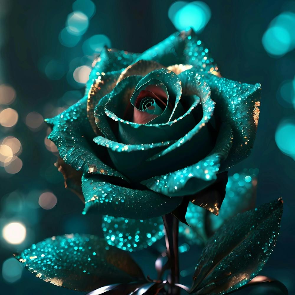 Bokeh Rose