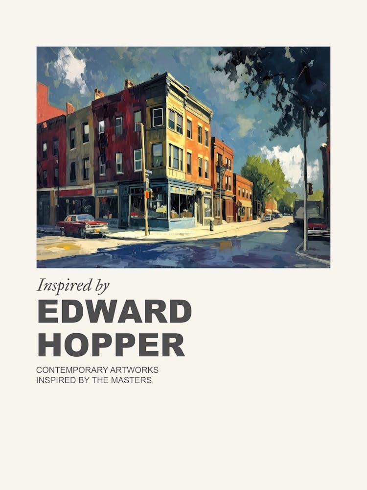 Museum Poster Inspired By Edward Hopper 8