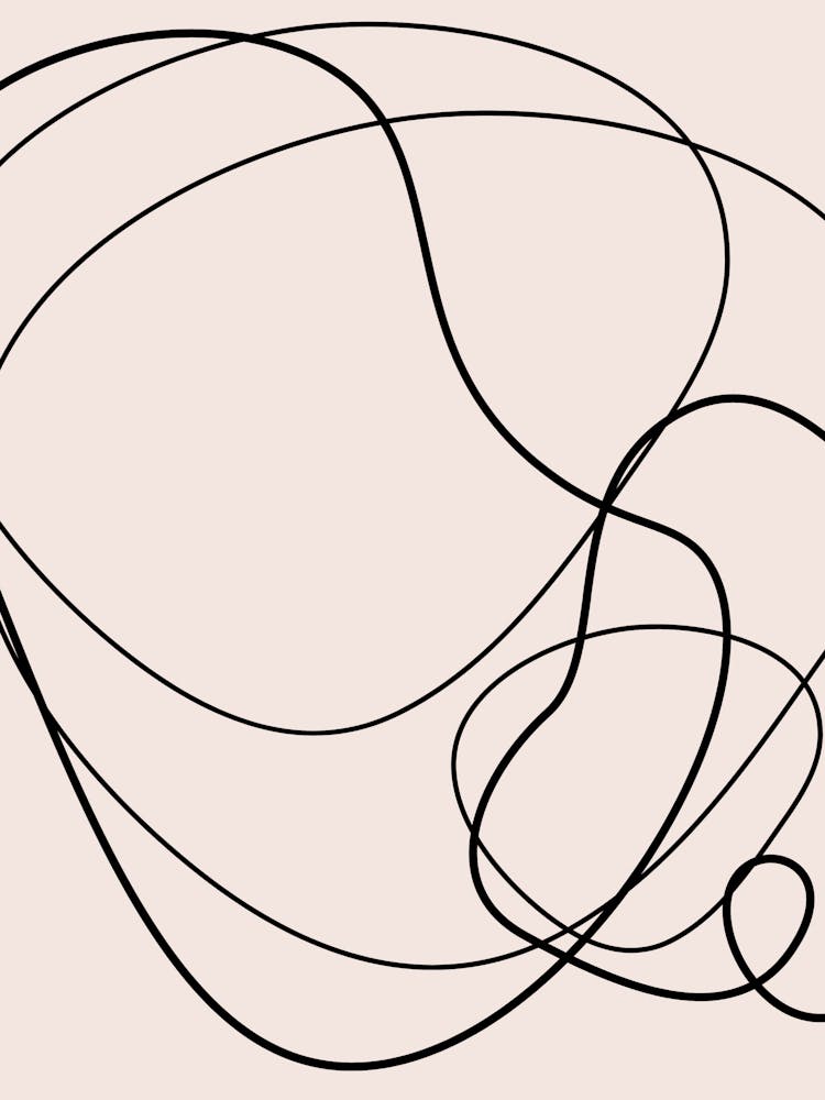 Dessin Abstrait Au Trait