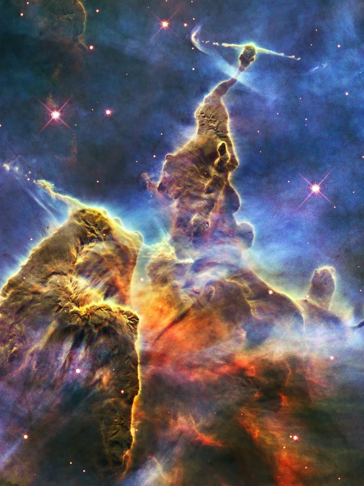 Carina Nebula, Mystic Mountain. HH 901 — Weltall-Poster