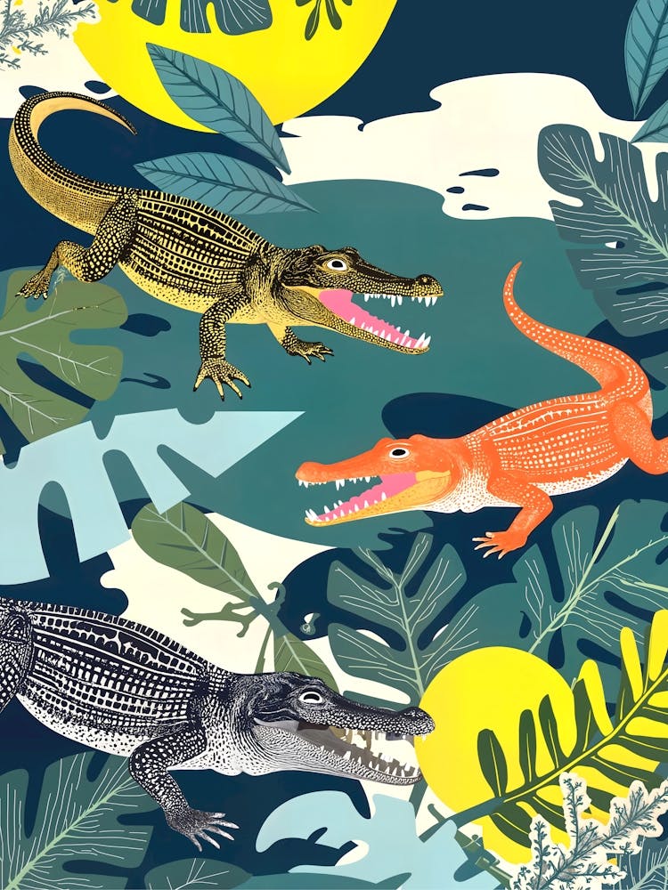 Three Crocodiles