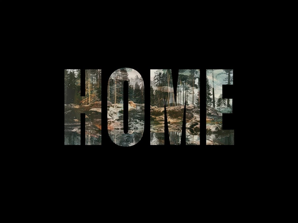 Home Poster Forest Photo Collage 9
