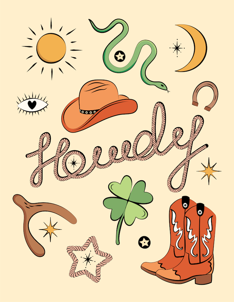 Howdy Lucky Western Charms