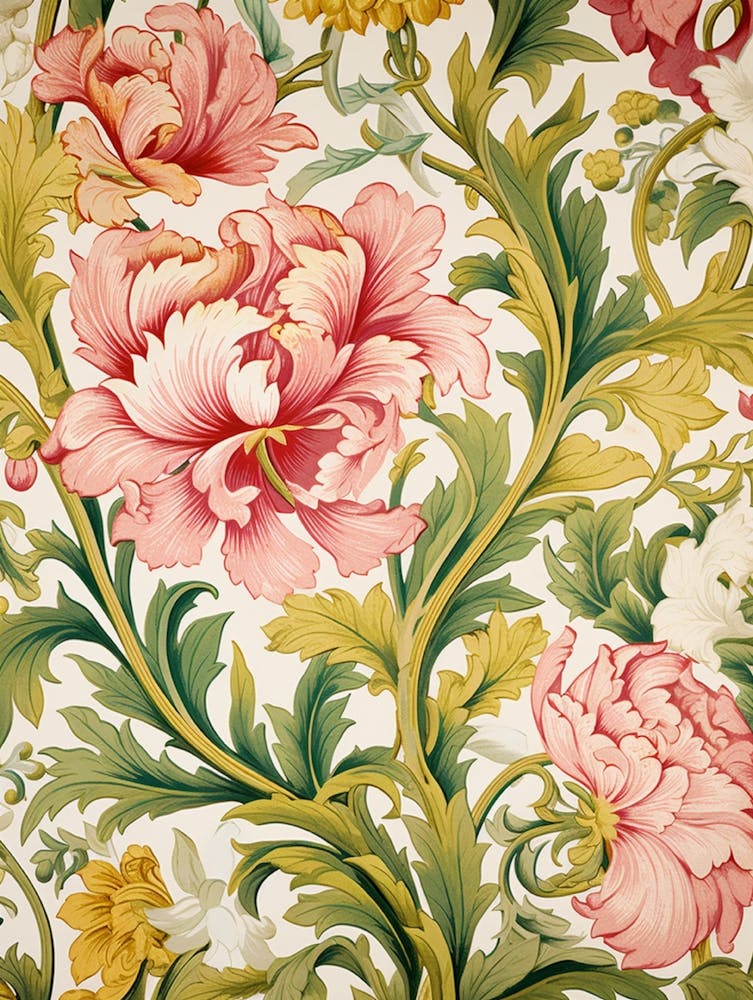 Papier peint floral 336