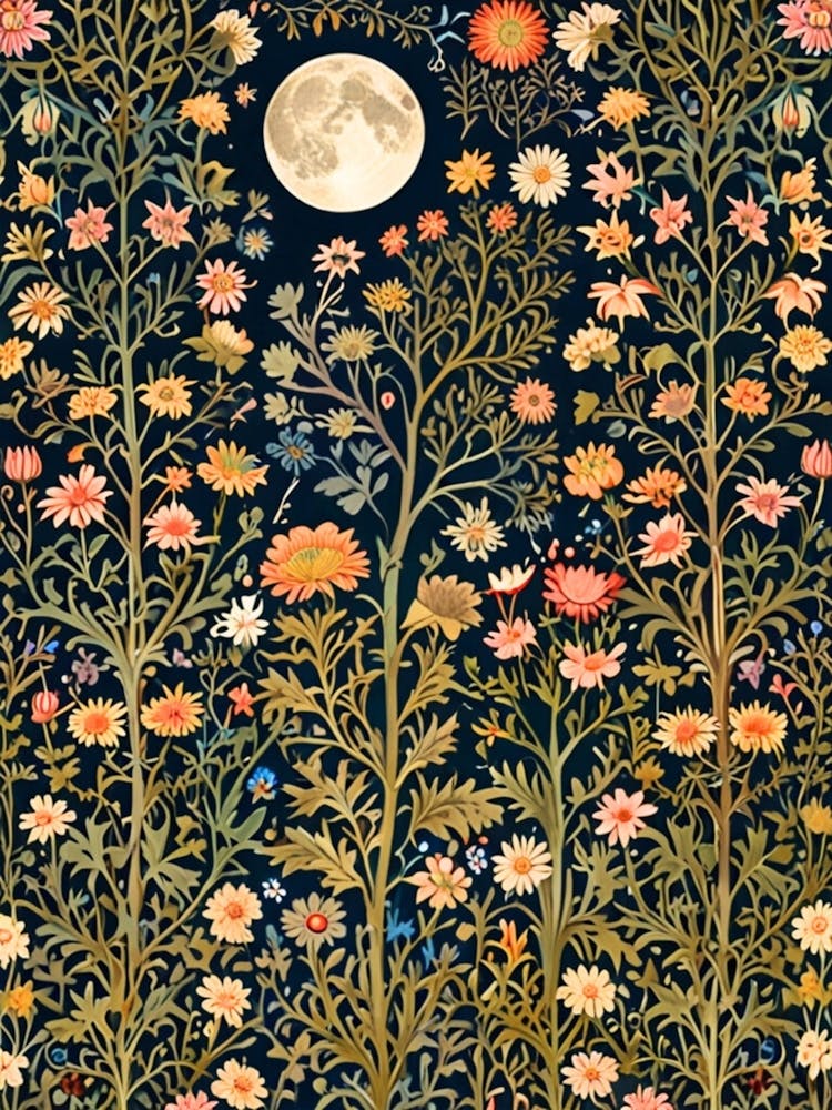 William Morris Moonlight In The Forest 236