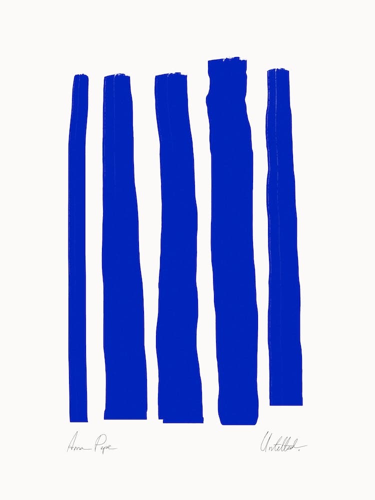 Abstract Blue Stripes 01