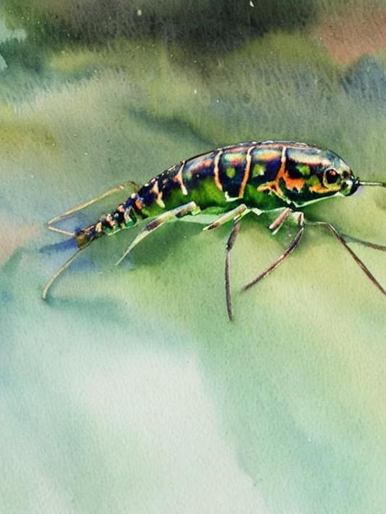 Slipper Lobster Storybook Watercolour