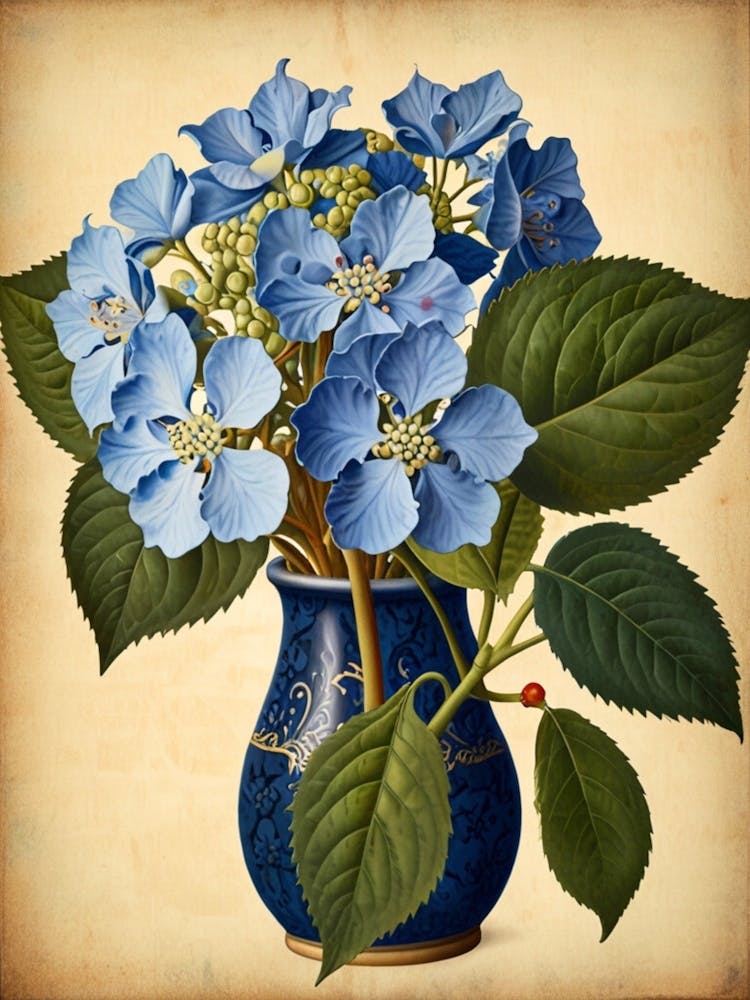 Blue Hydrangeas