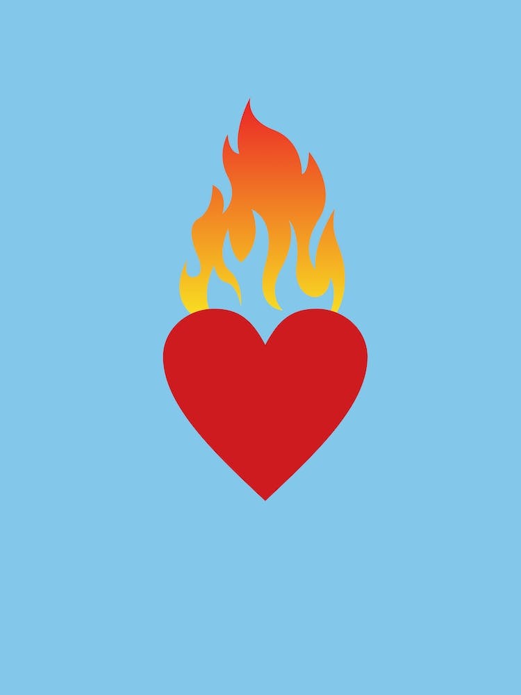 Burning Love Blue
