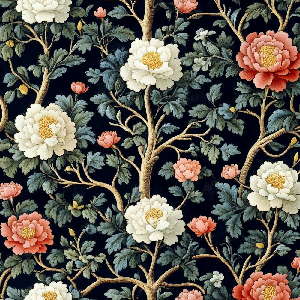 Peony Tree Art