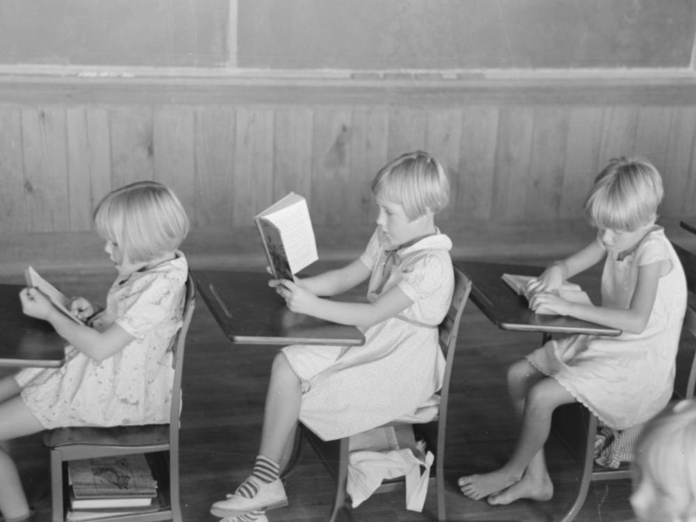 Schoolchildren, Lake Dick Project, Arkansas By Russell Lee