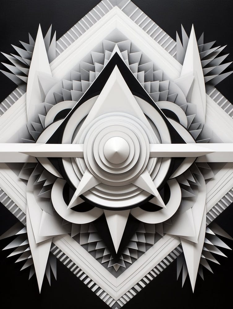 Geometric Reflections Abstract 4