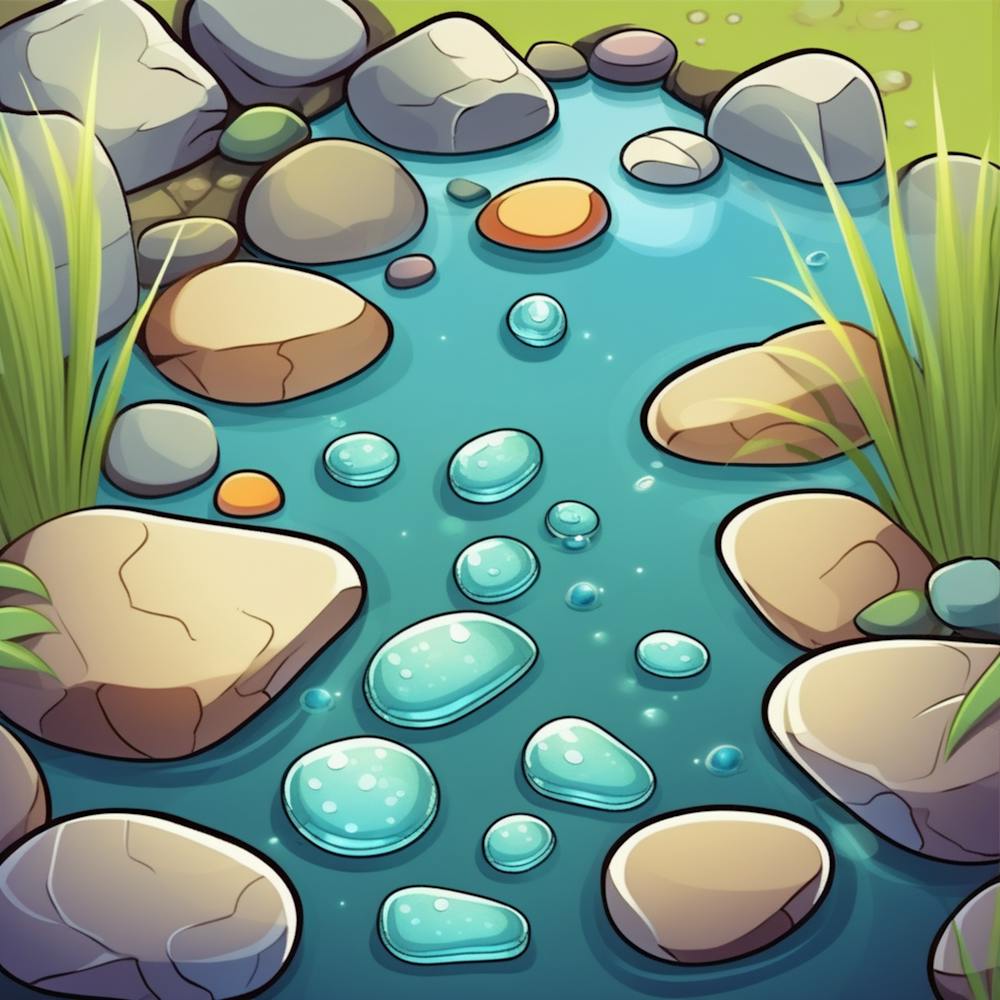 Small Stream With Rocks