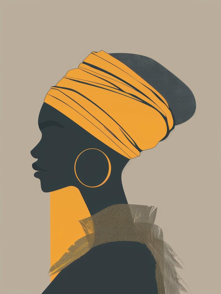Silhouette Of African Woman 29
