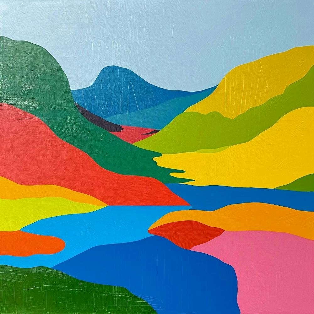 Colourful Abstract Abisko National Park Sweden 1