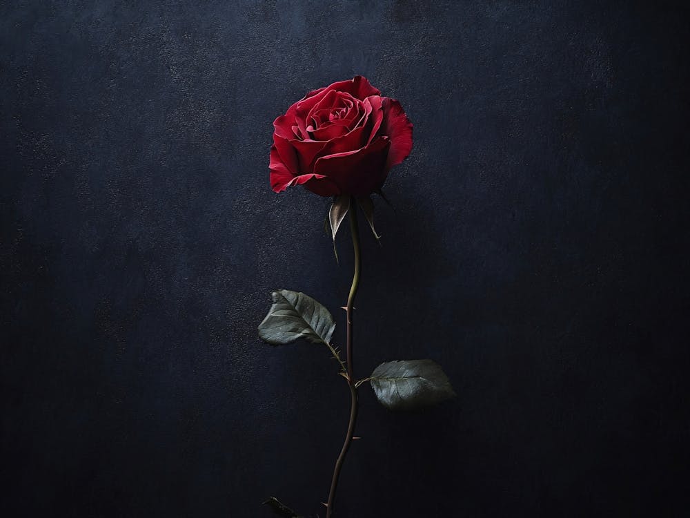 Single Red Rose