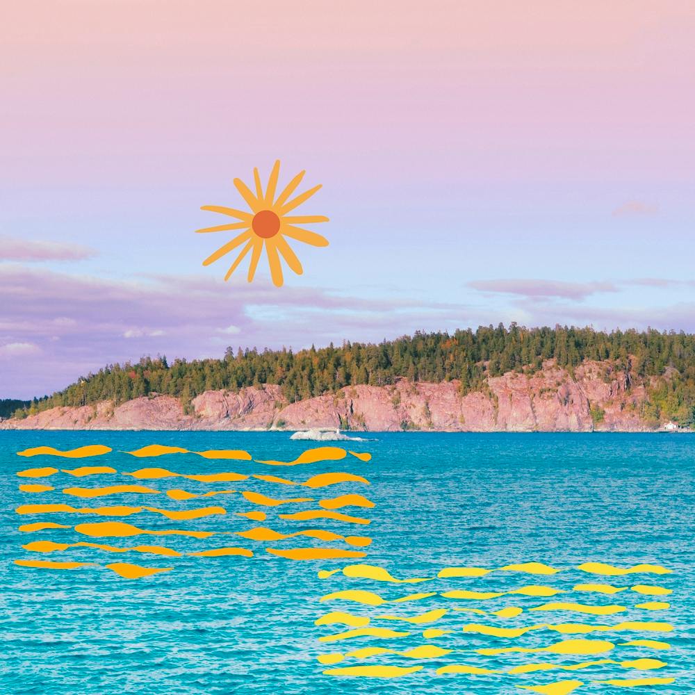 Summer Waves  Square