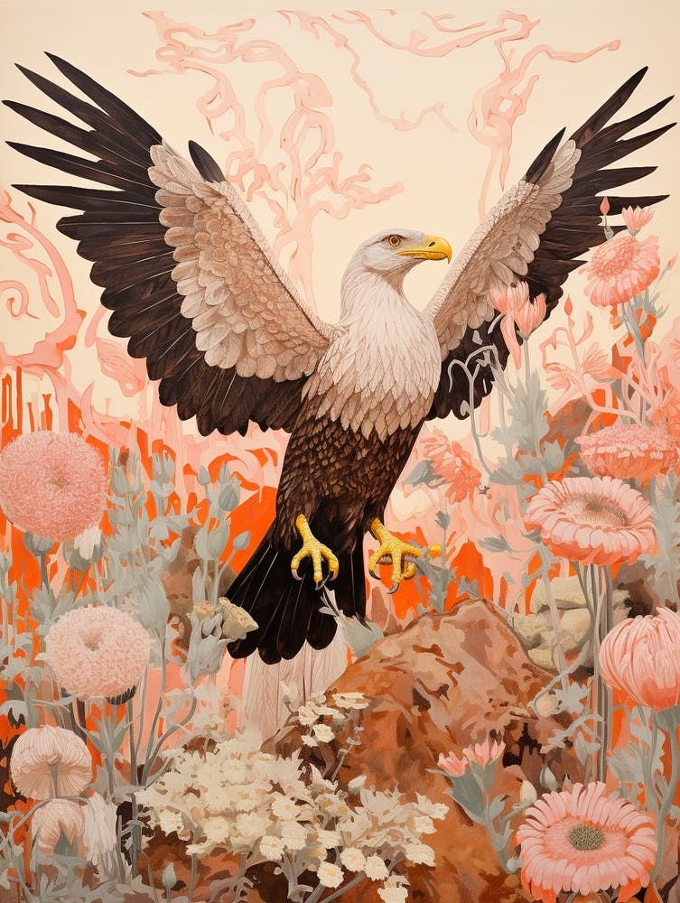 Vulture 4 Detailed Bird Painting