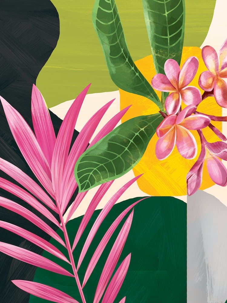 Abstract Tropical Art 1