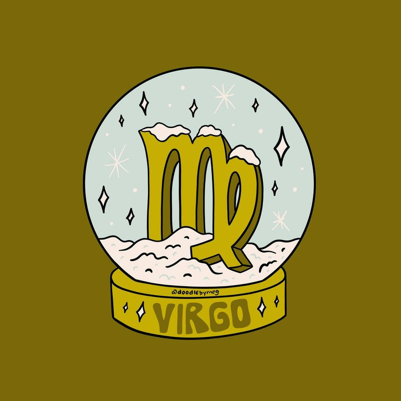 Virgo Snow Globe