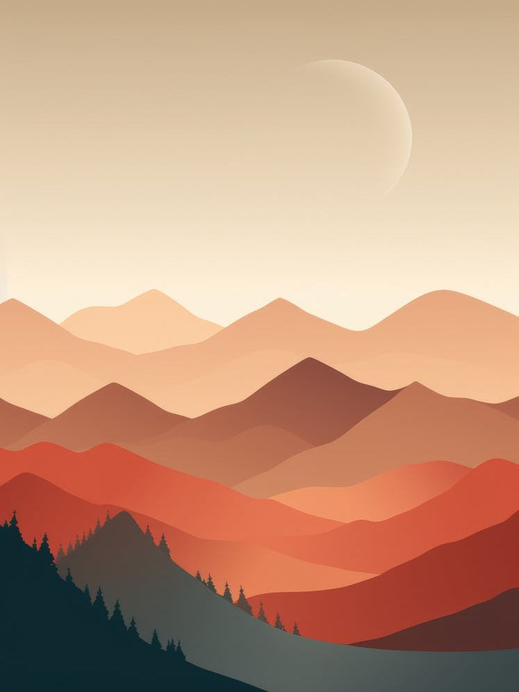 Landscape In The Mountains