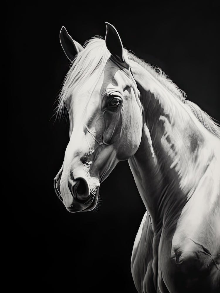 A Horse Oil Painting In Manuel Antonio Beach, Costa Rica, Portrait 4