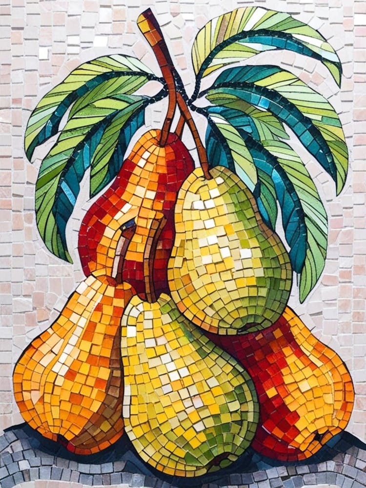 Mosaik Birnen 7