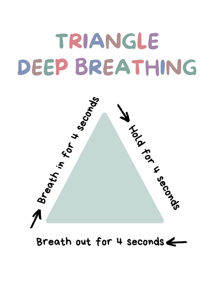 Triangle Deep Breathing