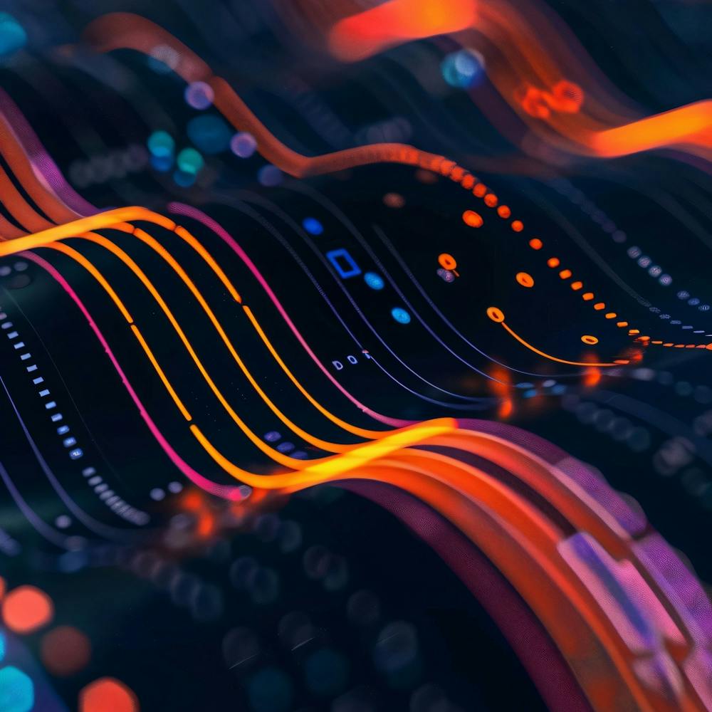 Abstract Technology Background