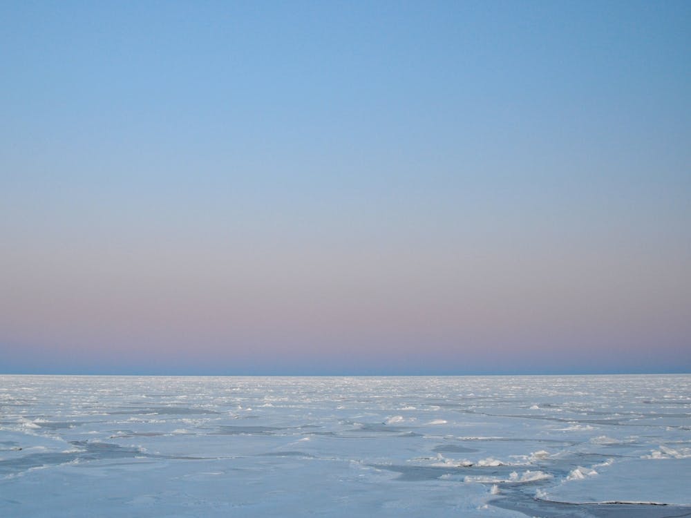 Ciel au-dessus de l'océan Arctique