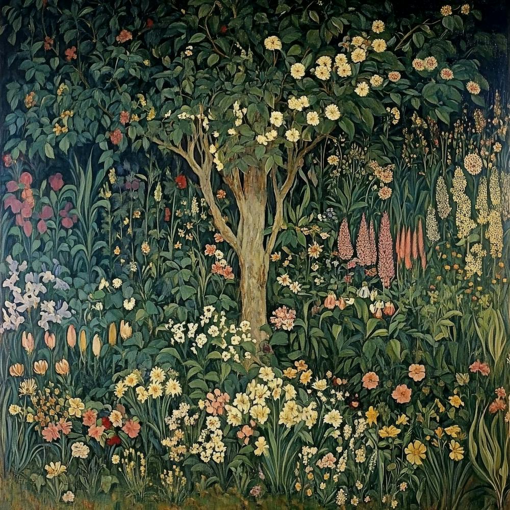 Garden Of Flowers Art